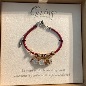 Demdaco Giving collection heart bracelet